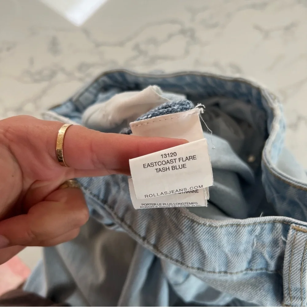 Rolla’s Eastcoast Flare Jeans - Tash Blue - Size 27​ - Picture 9 of 10